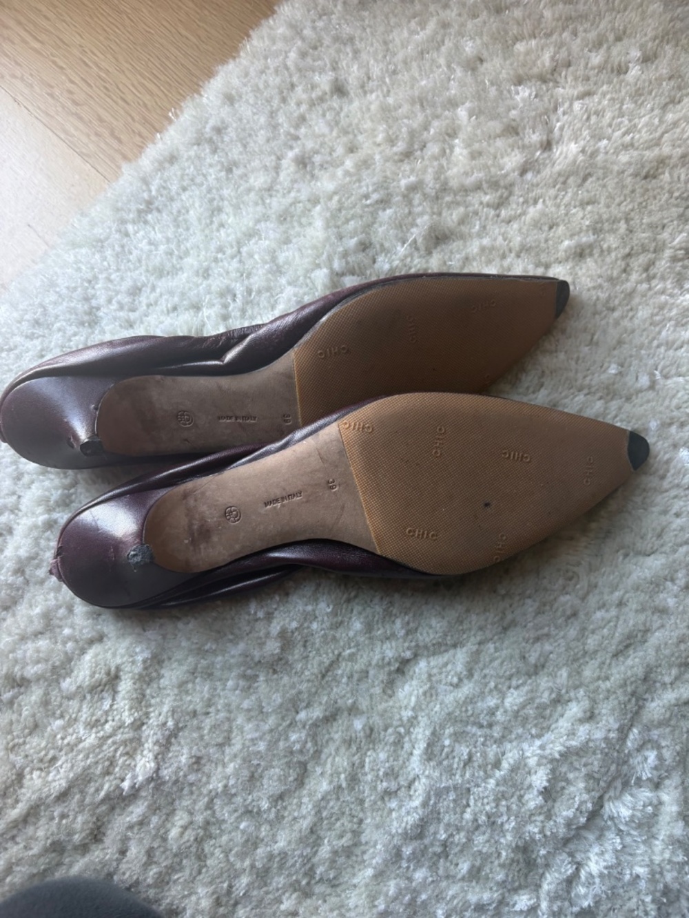 The row Liisa Kitten Heel size 39 burgundy - Picture 3 of 10